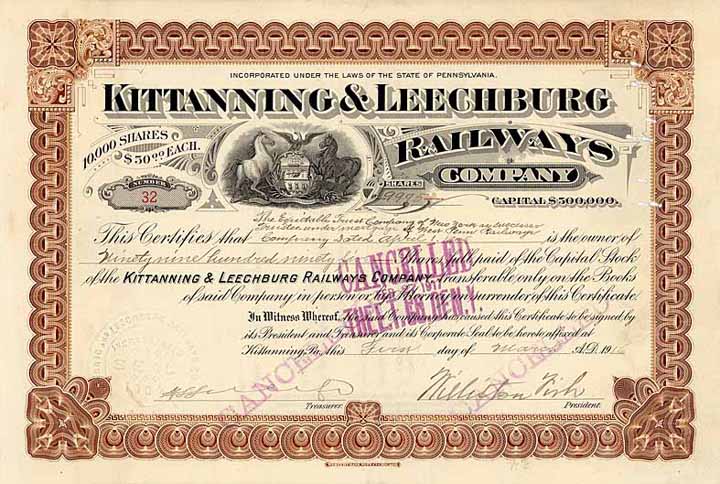 Kittanning & Leechburg Railways