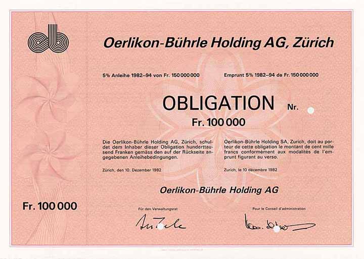 Oerlikon-Bührle Holding AG