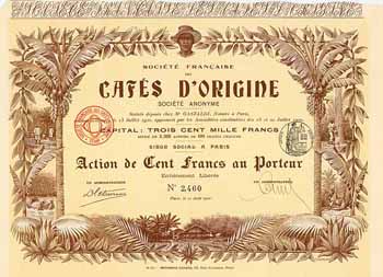 Soc. Franç. des Cafés d'Origine S.A.
