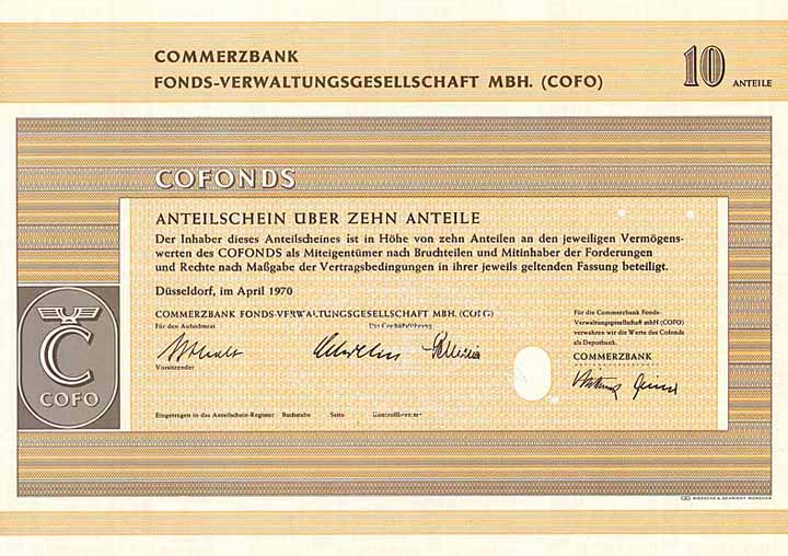Commerzbank Fonds-Verwaltungsgesellschaft mbH (COFO)
