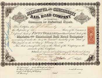 Marietta & Cincinnati Railroad (as reorganized)
