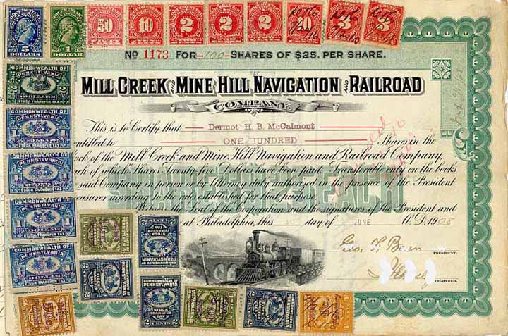 Mill Creek and Mine Hill Navigation and Railroad Co.