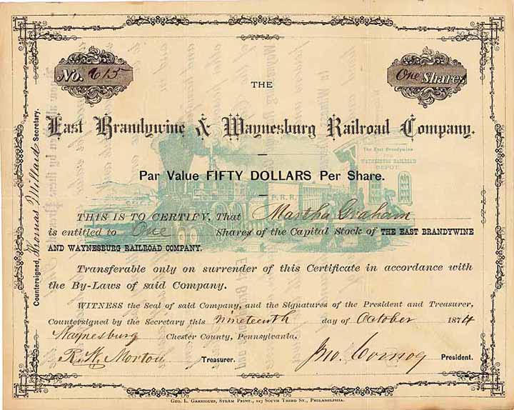 East Brandywine & Waynesburg Railroad