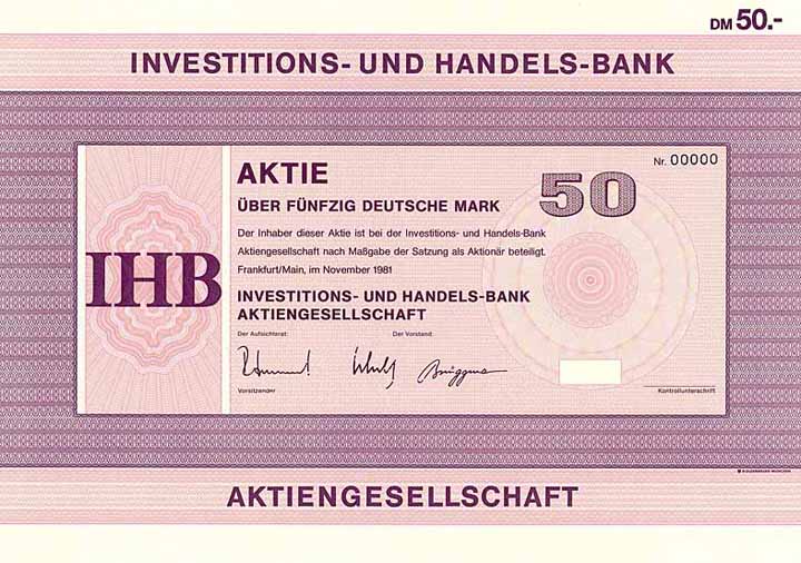 Investitions- und Handels-Bank AG