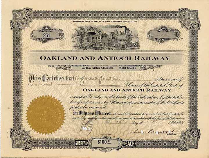 Oakland & Antioch Railway