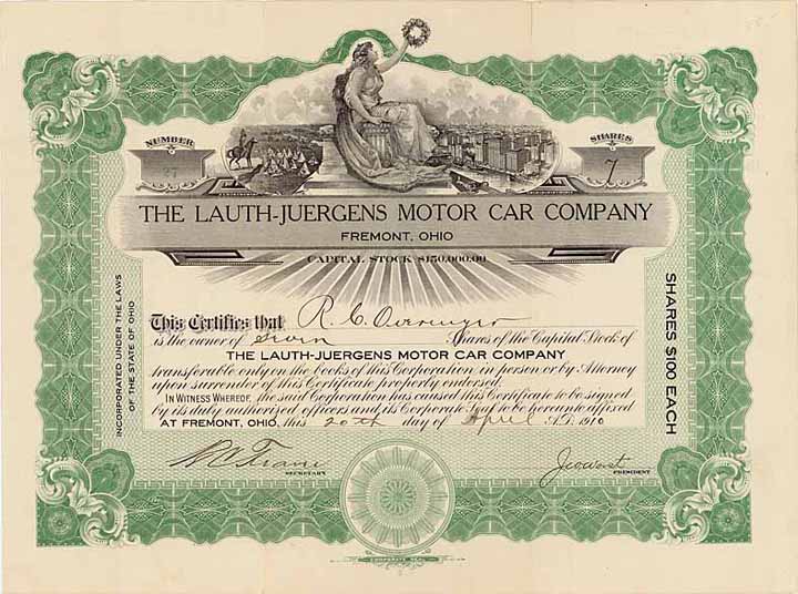 Lauth-Juergens Motor Car Co.