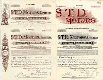 S.T.D. Motors, Ltd. (4 Stücke)