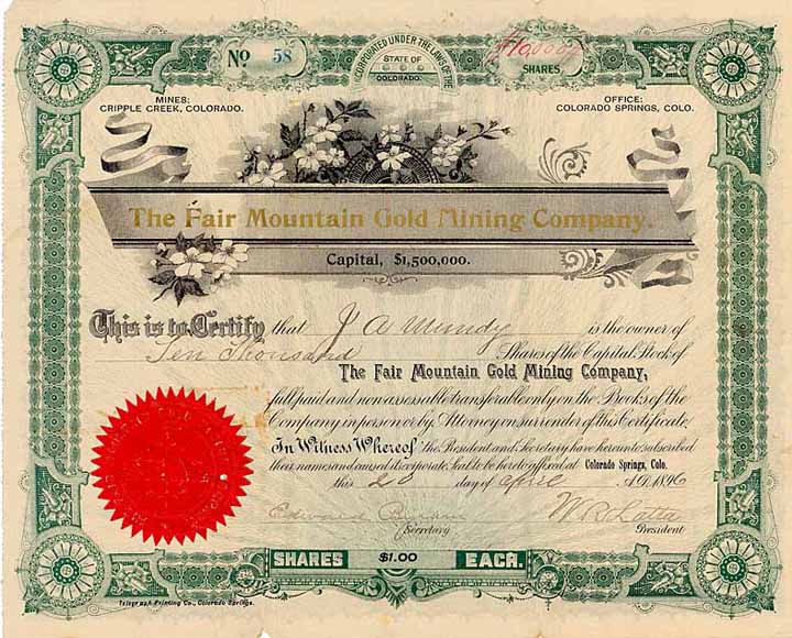 Fair Mountain Gold Mining Co.