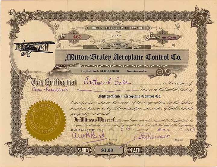 Mitton-Braley Aeroplane Control Co.