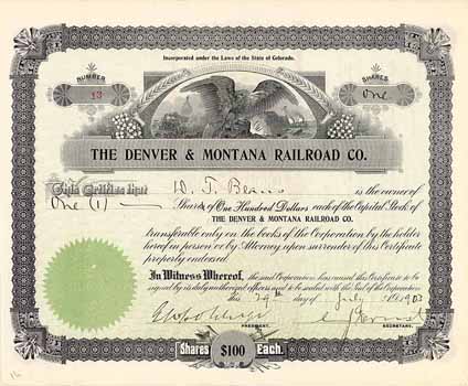Denver & Montana Railroad