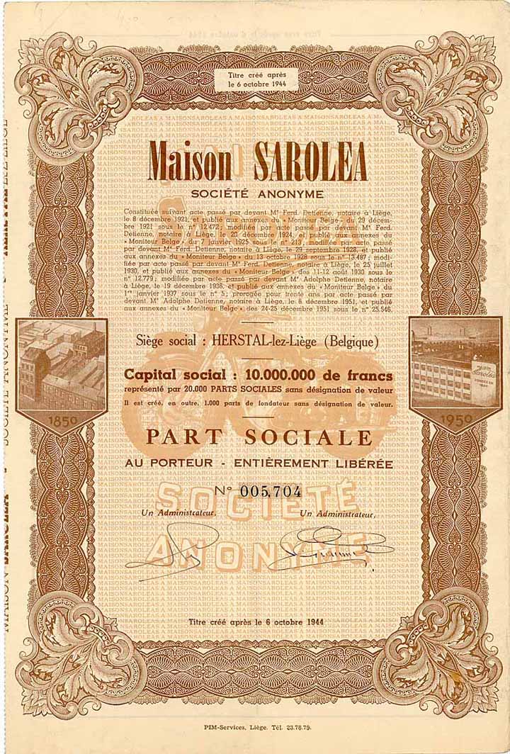 Maison SAROLEA S.A.