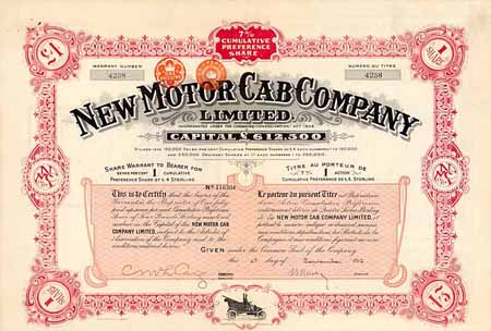 New Motor Cab Company, Ltd.