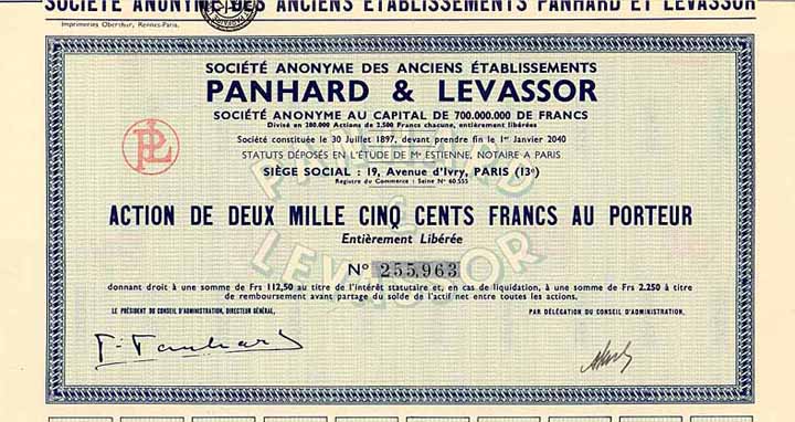 S.A. des Anciens Établissements Panhard et Levasso