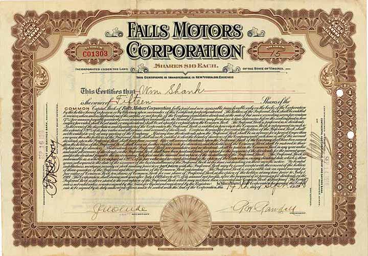 Falls Motors Corp.