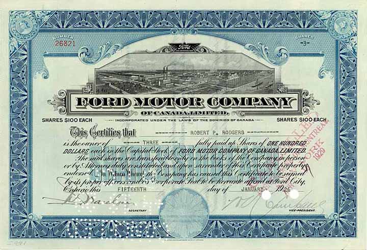 Ford Motor Company of Canada, Ltd.