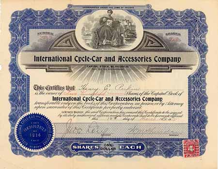 International Cycle-Car & Accessories Co.