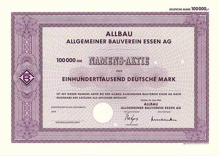 Allbau Allgemeiner Bauverein Essen AG