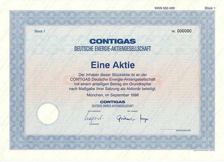 Contigas Deutsche Energie-AG