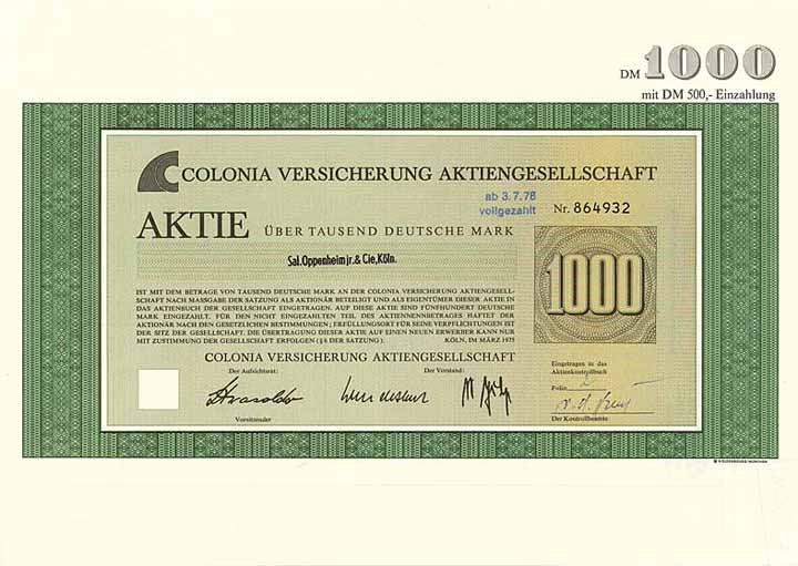 Colonia Versicherung AG