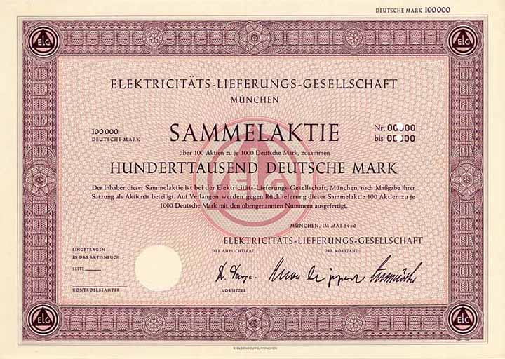 Elektricitäts-Lieferungs-Gesellschaft