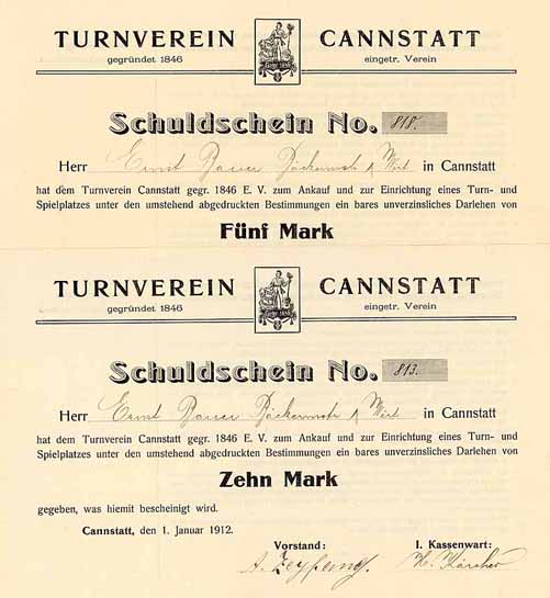 Turnverein Cannstatt e.V. (2 Stücke)