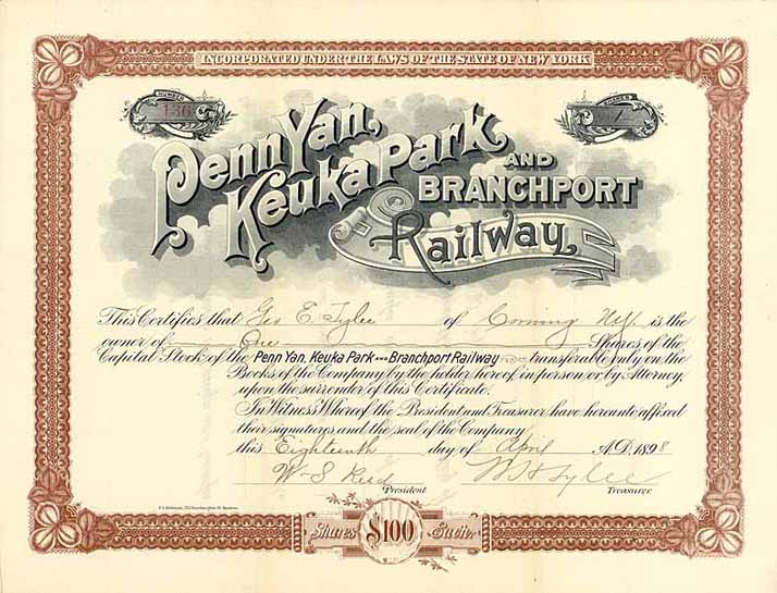 Penn Yan, Keuka Park & Branchport Railway