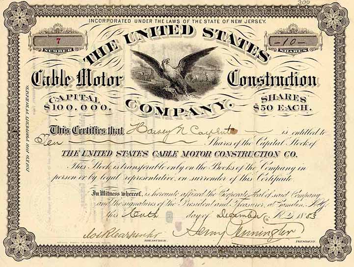 United States Cable Motor Construction Co.