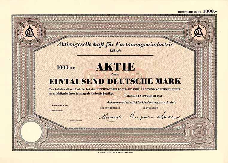 AG für Cartonnagenindustrie