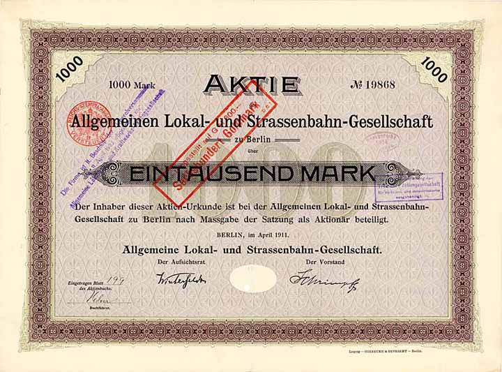 Allgemeine Lokal- und Strassenbahn-Gesellschaft
