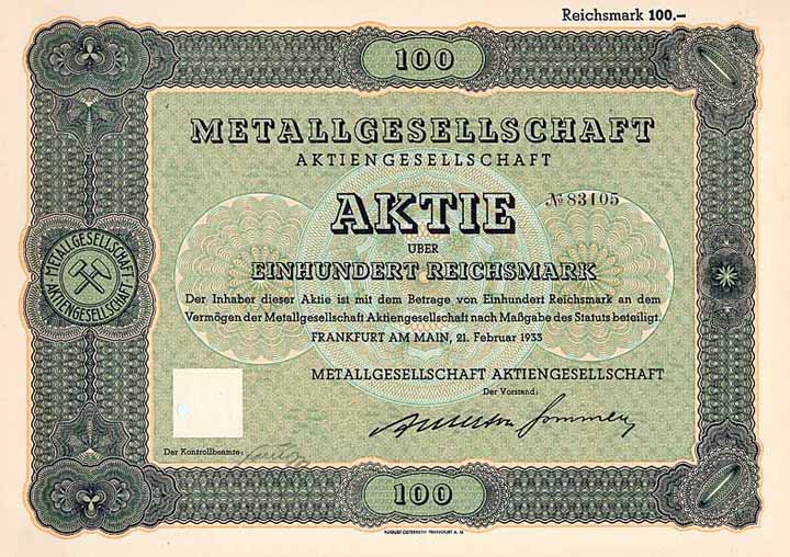 Metallgesellschaft AG