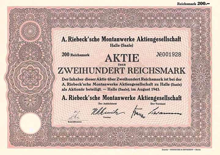 A. Riebeck'sche Montanwerke AG