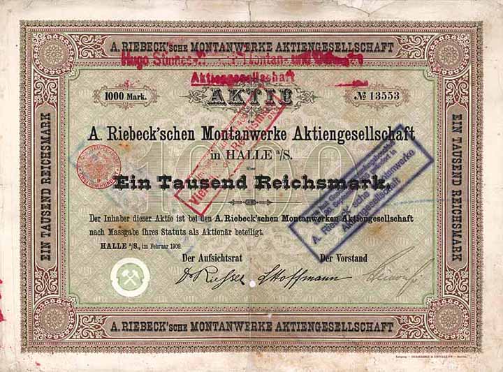 A. Riebeck'sche Montanwerke AG