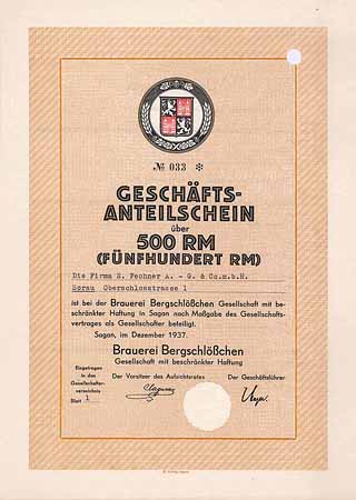 Brauerei Bergschlößchen GmbH