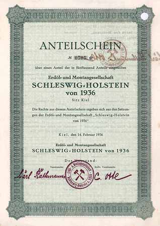 Erdöl- und Montangesellschaft Schleswig-Holstein von 1936