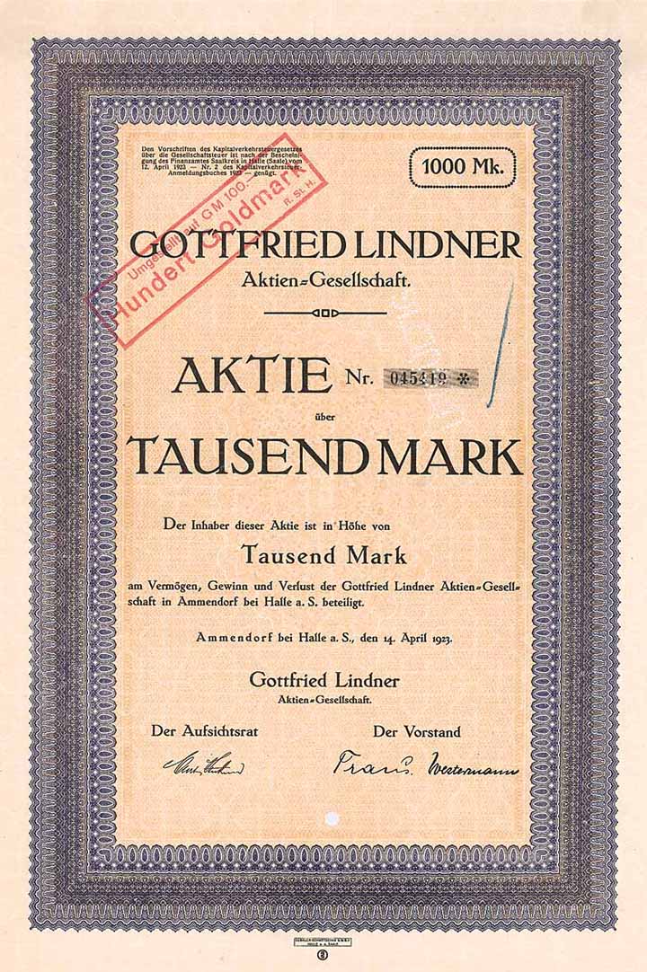 Gottfried Lindner AG