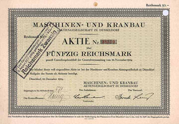 Maschinen- und Kranbau AG