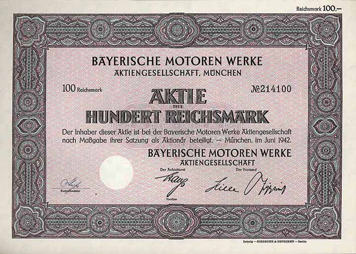 Bayerische Motoren Werke AG