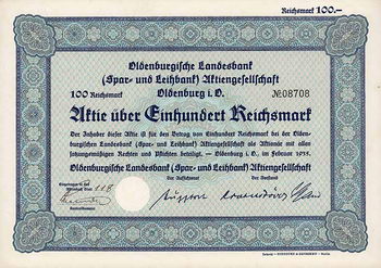 Oldenburgische Landesbank (Spar- und Leihbank) AG