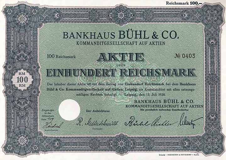 Bankhaus Bühl & Co. KGaA