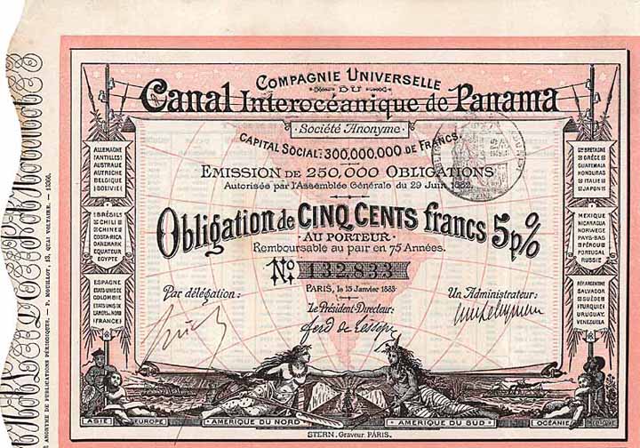 Cie. Universelle du Canal Interocéanique de Panama S.A.