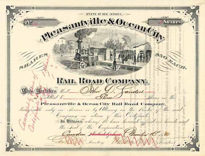 Pleasantville & Ocean City Railroad