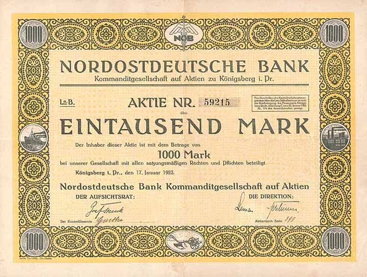 Nordostdeutsche Bank KGaA