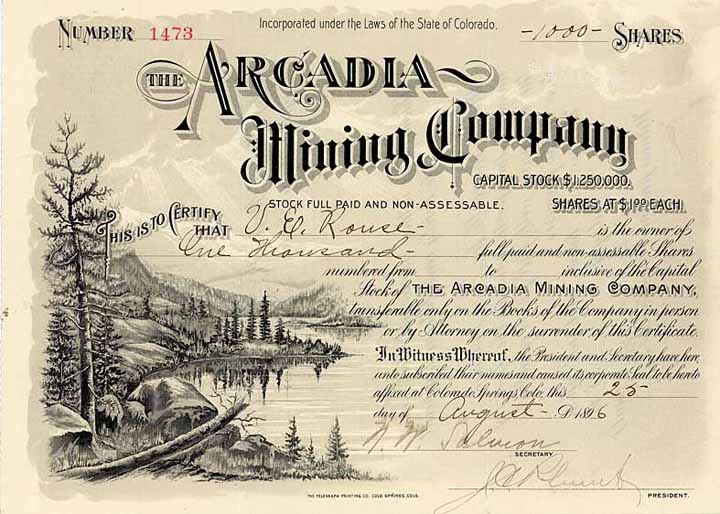 Arcadia Mining Co.