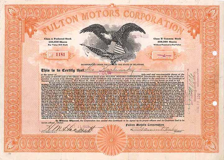 Fulton Motors Corp.