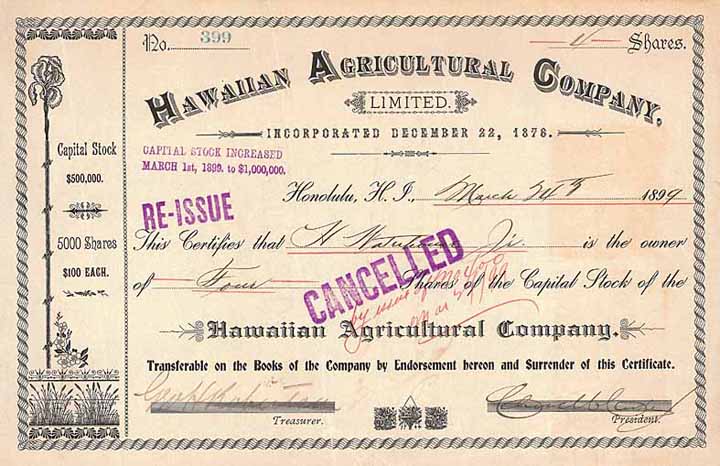 Hawaiian Agricultural Co.