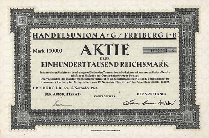 Handelsunion AG