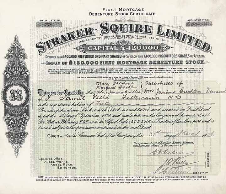 Straker-Squire Ltd.