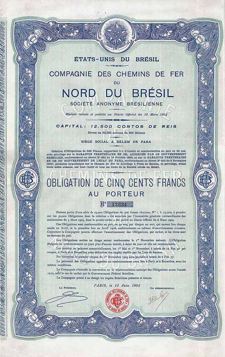 Cie. des Chemins de Fer du Nord du Brésil S.A.