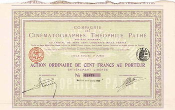 Cie. des Cinématographes Théophile Pathé S.A.