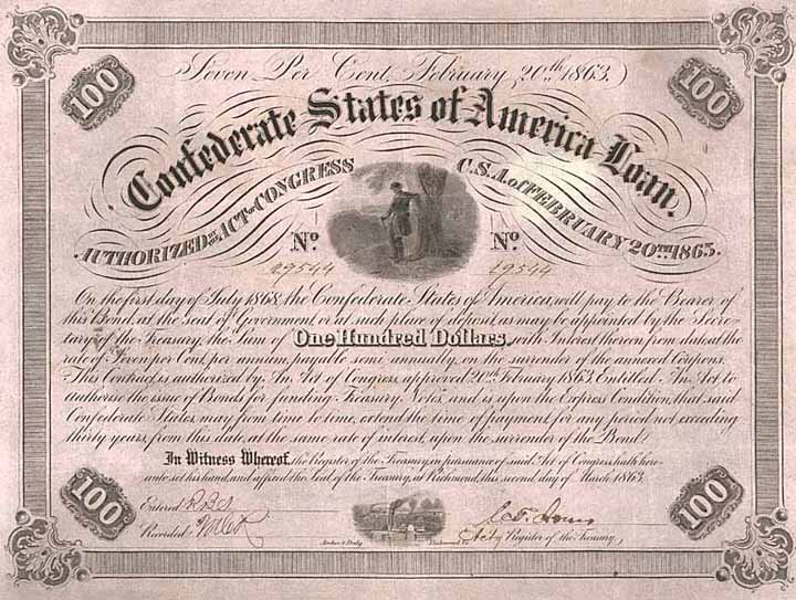 Confederate States of America, Cr. 120 (R2) - Ball 212 (R3)